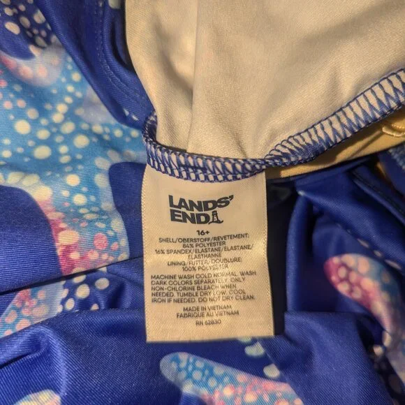 Bundle of 3 Lands' End Swimsuits Girls Size 16+